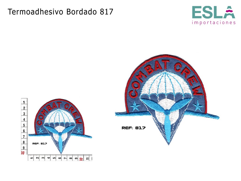 TERMOADHESIVO BORDADO 817 COMBAT CREW