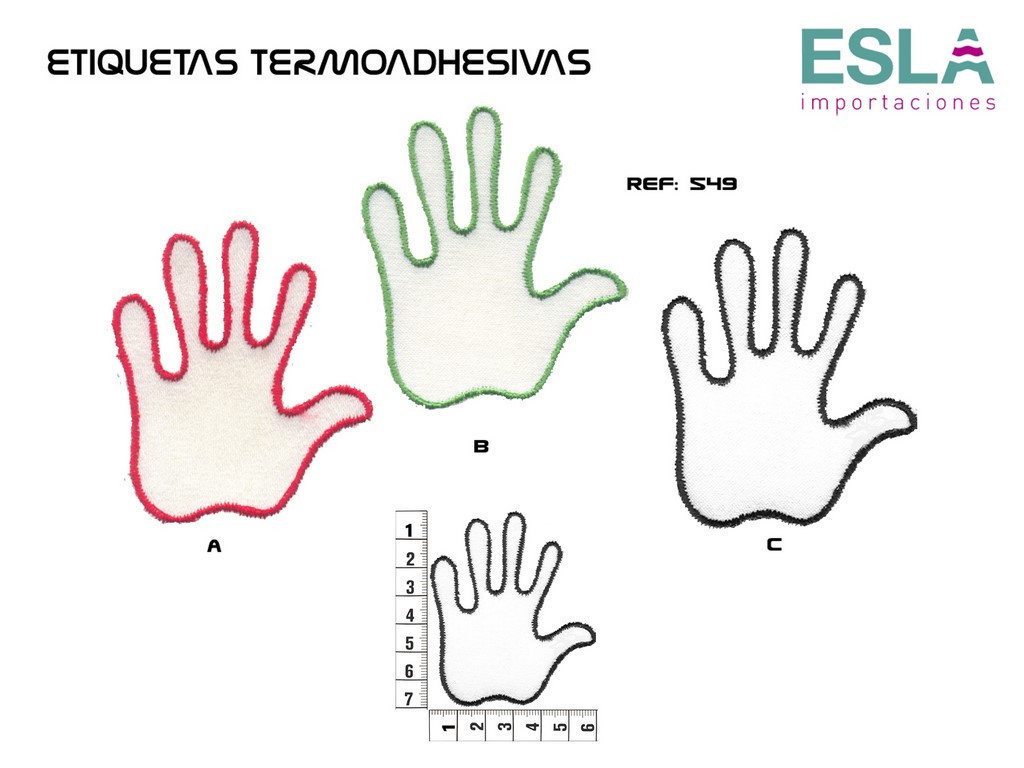 TERMOADHESIVO BORDADO MANOS 549