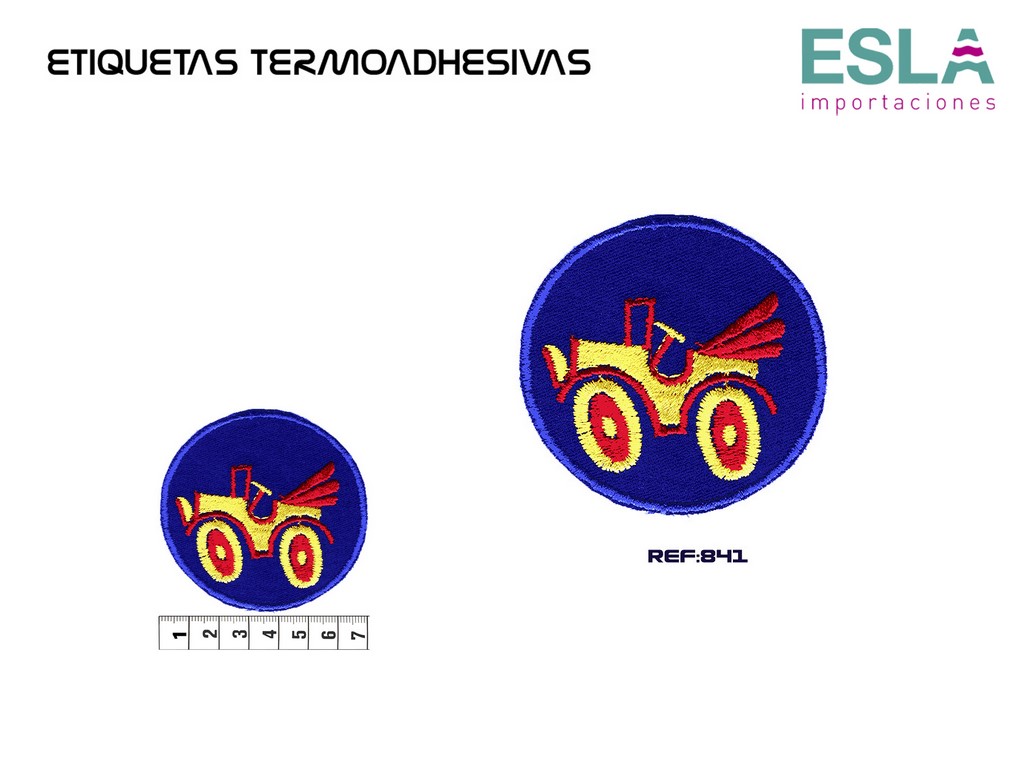 TERMOADHESIVO BORDADO COCHE 841