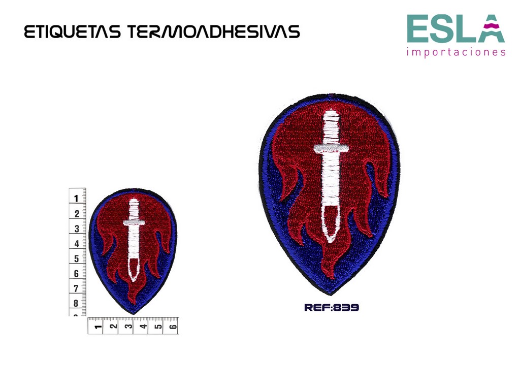 TERMOADHESIVO BORDADO 839 ESPADA