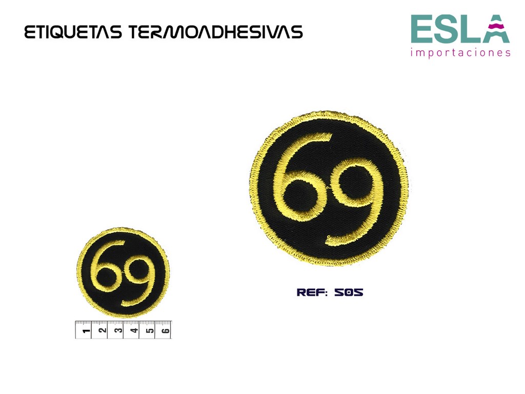 TERMOADHESIVO BORDADO 505 NUMERO 69