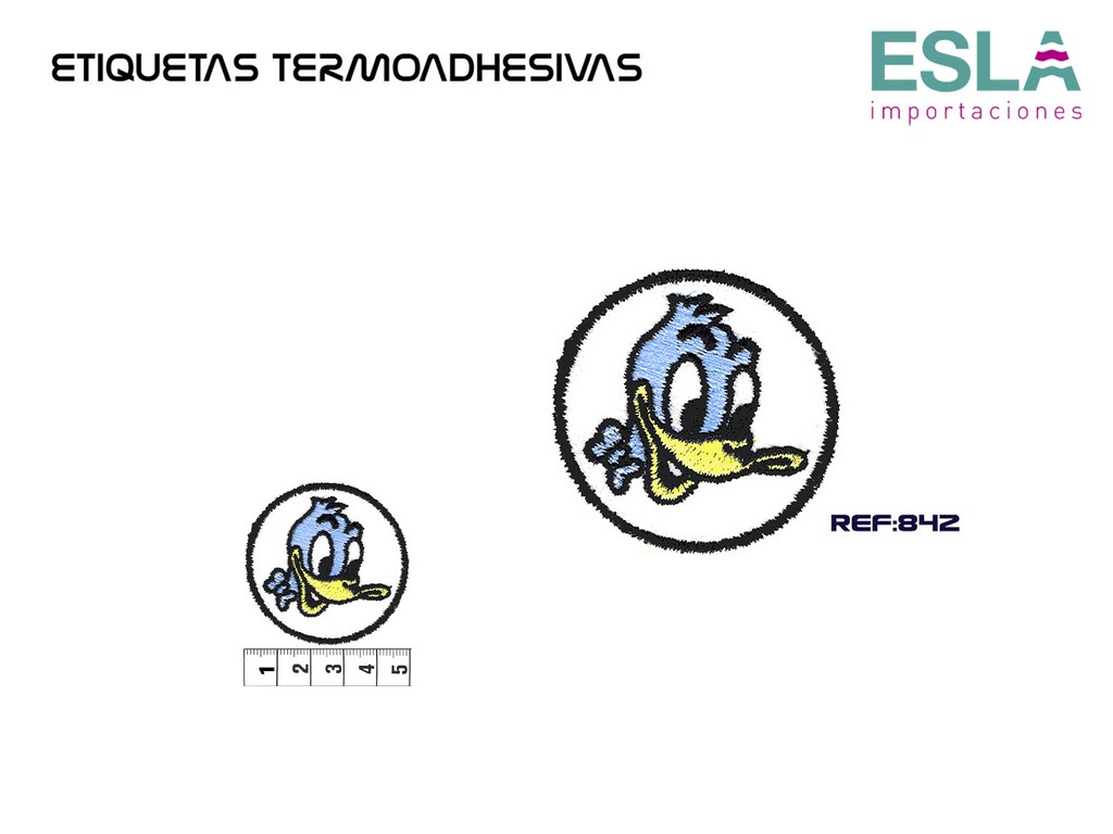 TERMOADHESIVO BORDADO PATO 842