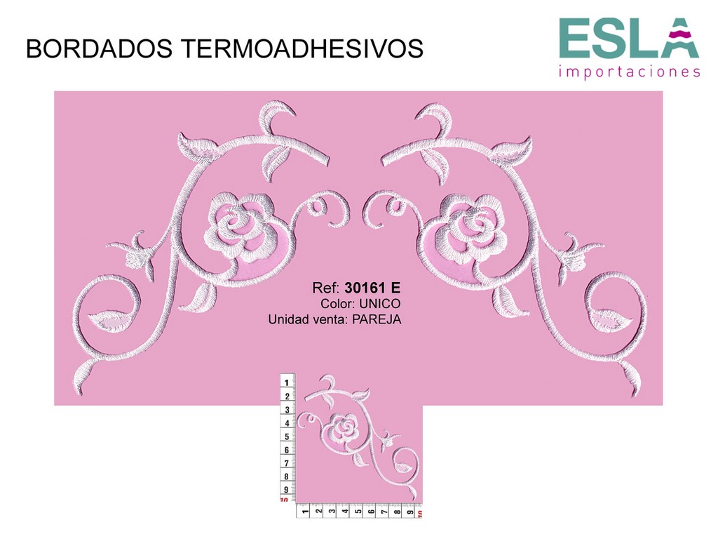 52 Etiquetas termoadhesivas Ropa Estrella rosa