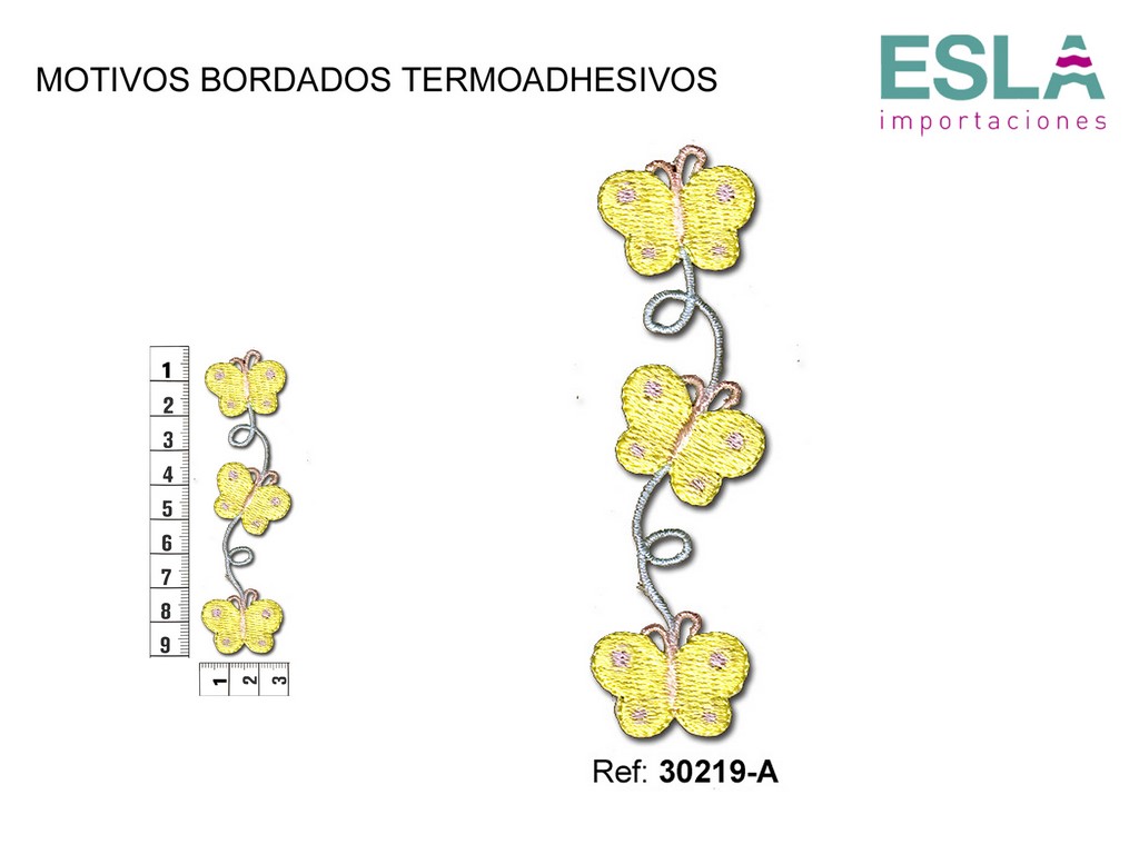 TERMOADHESIVO BORDADO MARIPOSA 30219-A