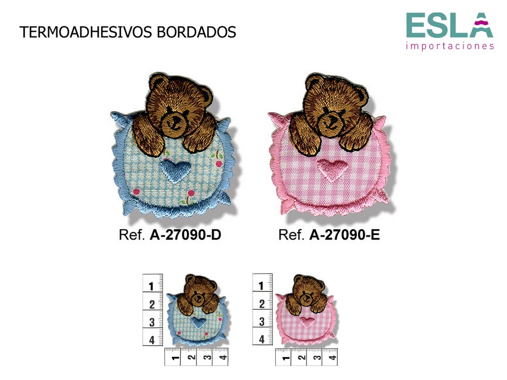 TERMOADHESIVO BORDADO OSO A-27090