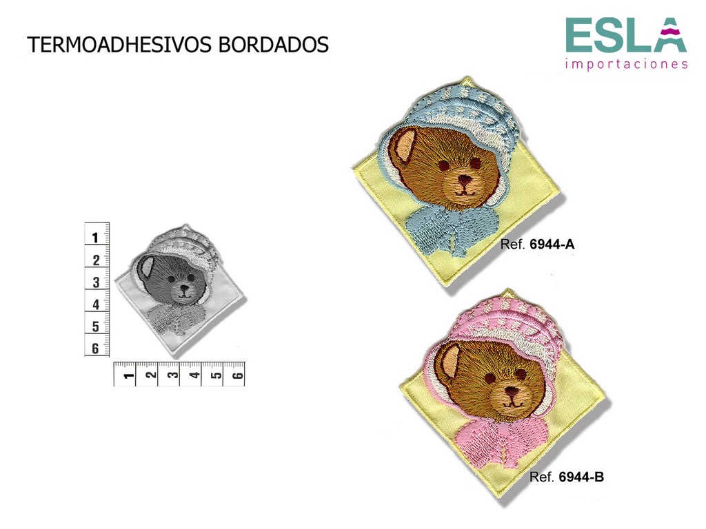 TERMOADHESIVO BORDADO OSO 6944