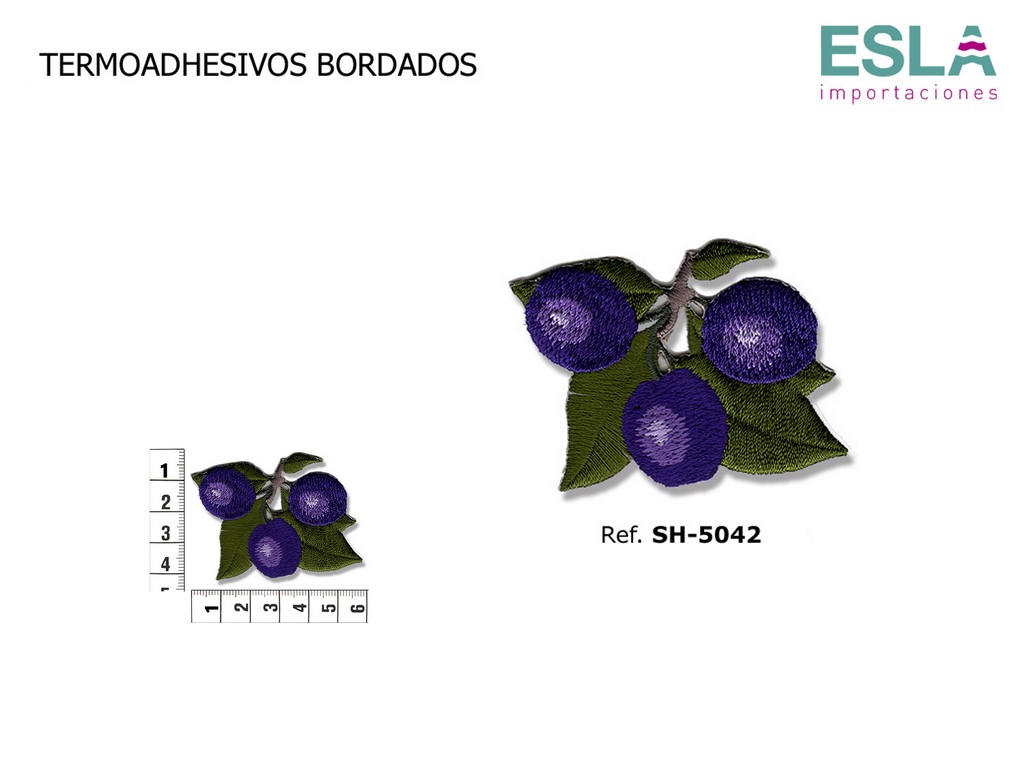 TERMOADHESIVO BORDADO ACEITUNAS SH-5042