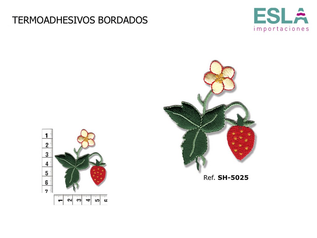 TERMOADHESIVO BORDADO FRESA SH-5025