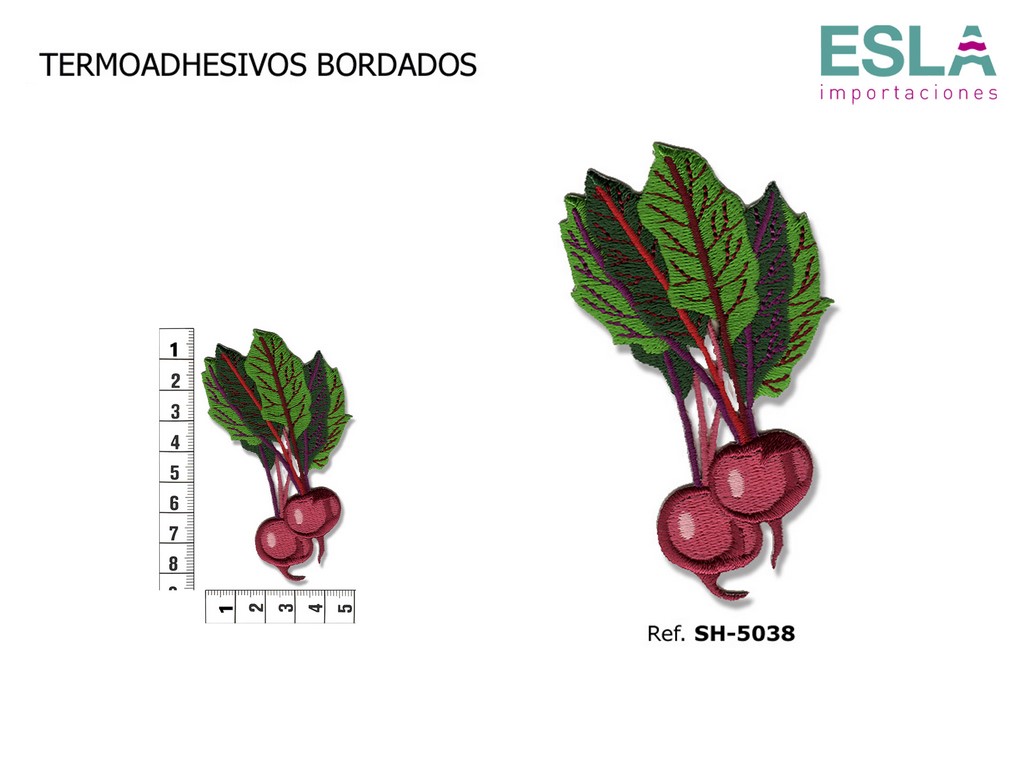 TERMOADHESIVO BORDADO RABANO SH-5038