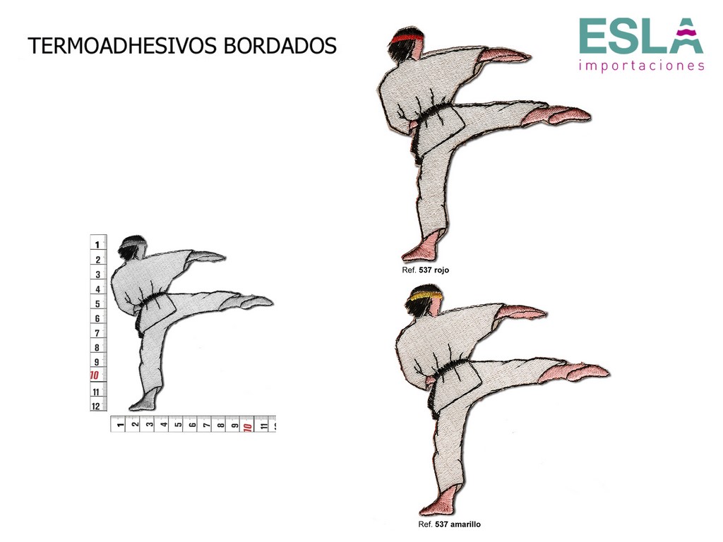 TERMOADHESIVO BORDADO KARATEKA 537