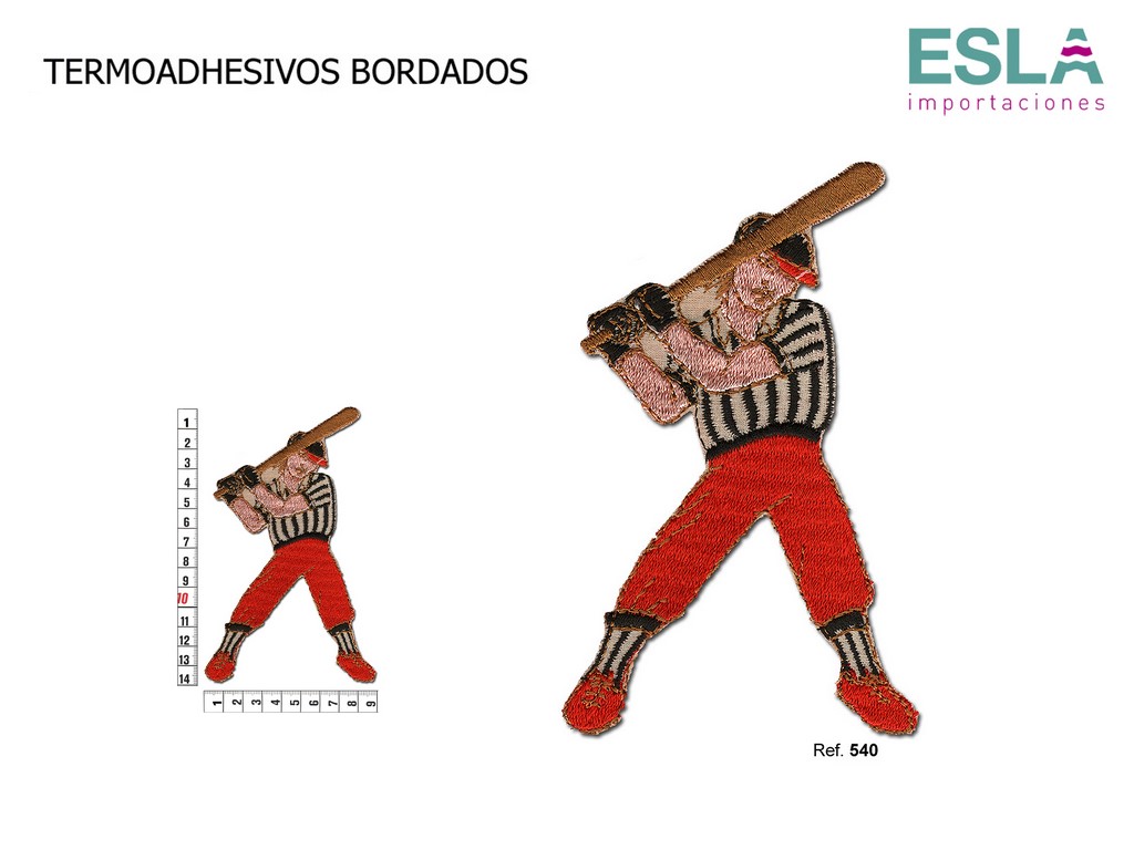 TERMOADHESIVO BORDADO BEISBOL 540