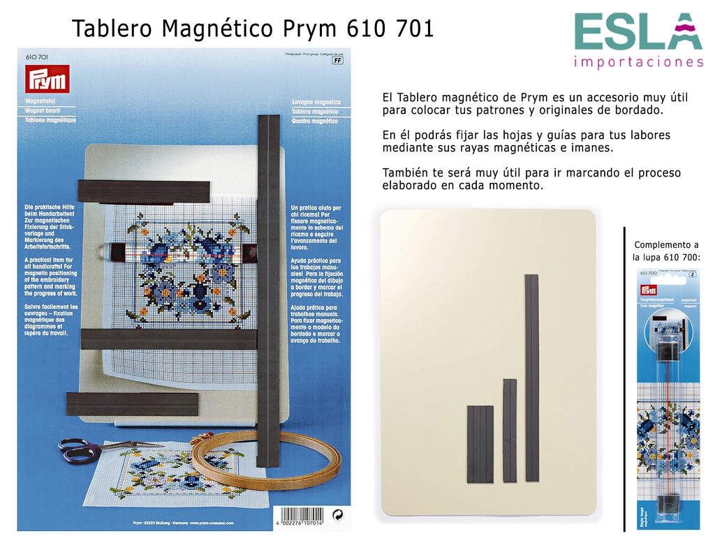 TABLERO MAGNETICO 610701 PRYM