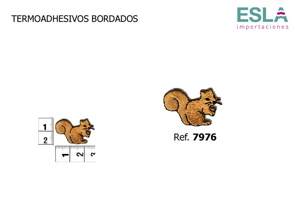 TERMOADHESIVO BORDADO ARDILLA 7976