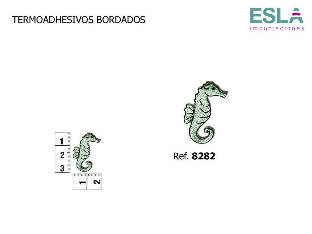 TERMOADHESIVO BORDADO CABALLITO MAR 8282