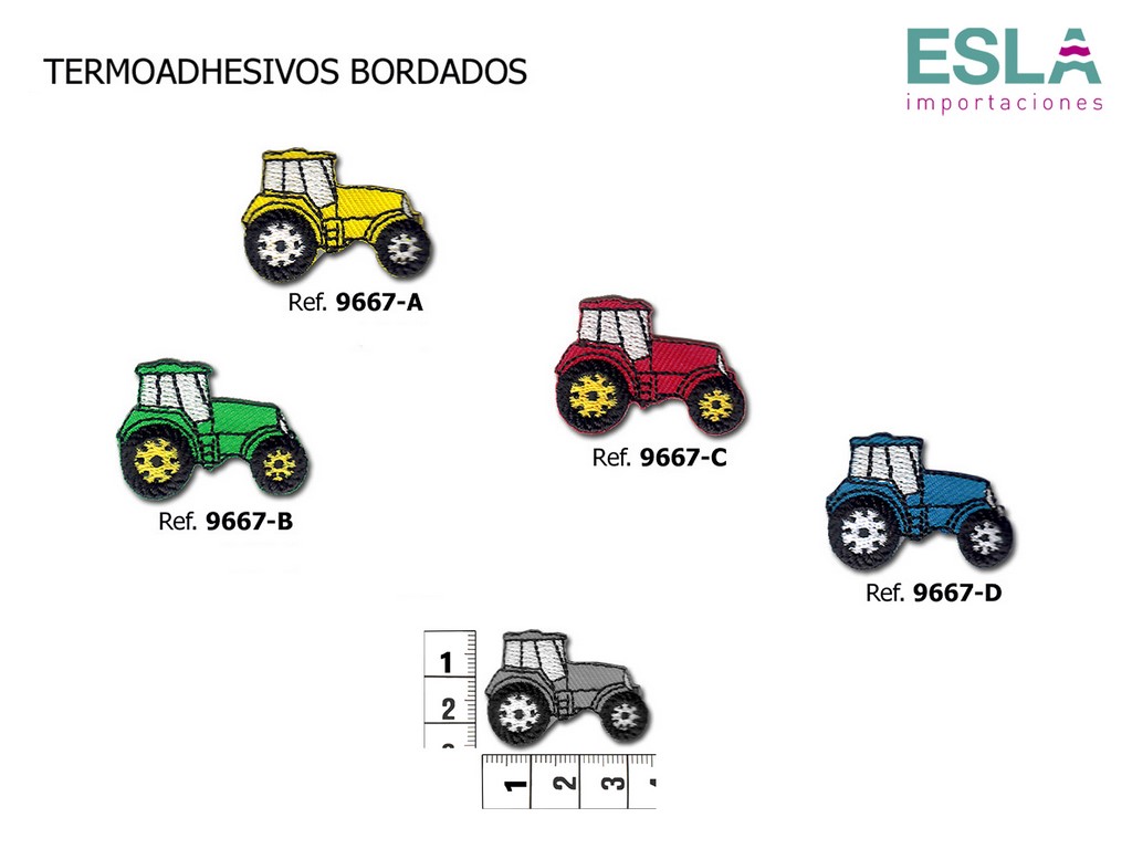 TERMOADHESIVO BORDADO TRACTOR 9667