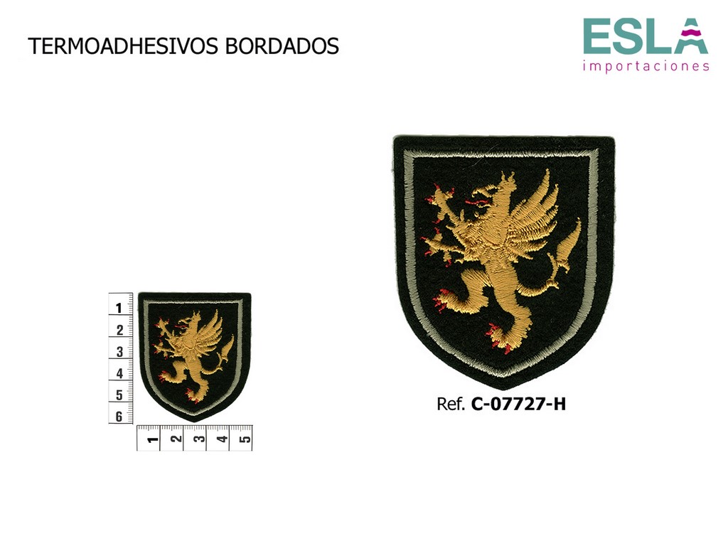 TERMOADHESIVO BORDADO ESCUDO GRIFO C-07727-H