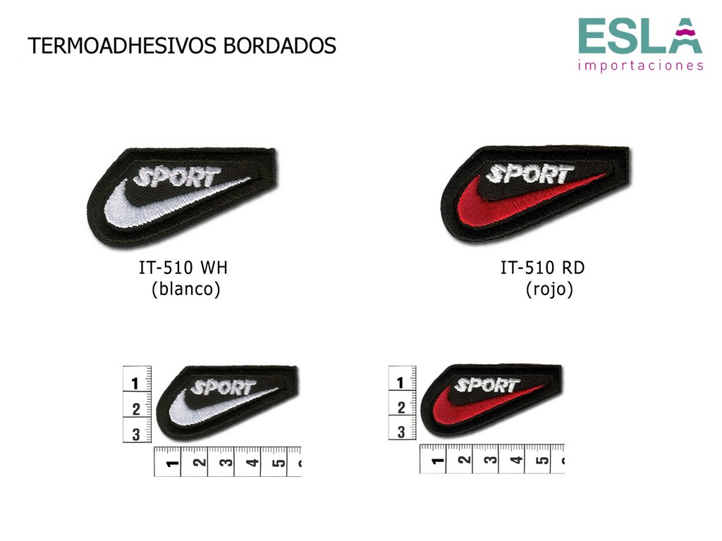 TERMOADHESIVO BORDADO SPORT IT-510