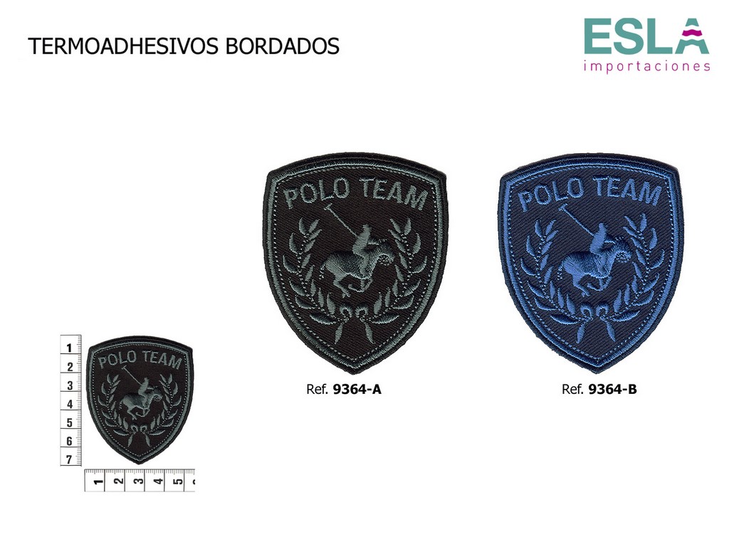 TERMOADHESIVO BORDADO POLO TEAM 9364