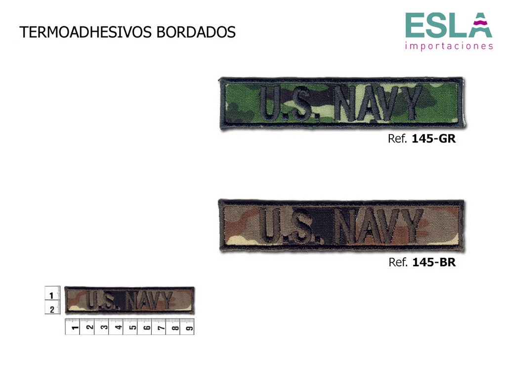 TERMOADHESIVO BORDADO US NAVY 145