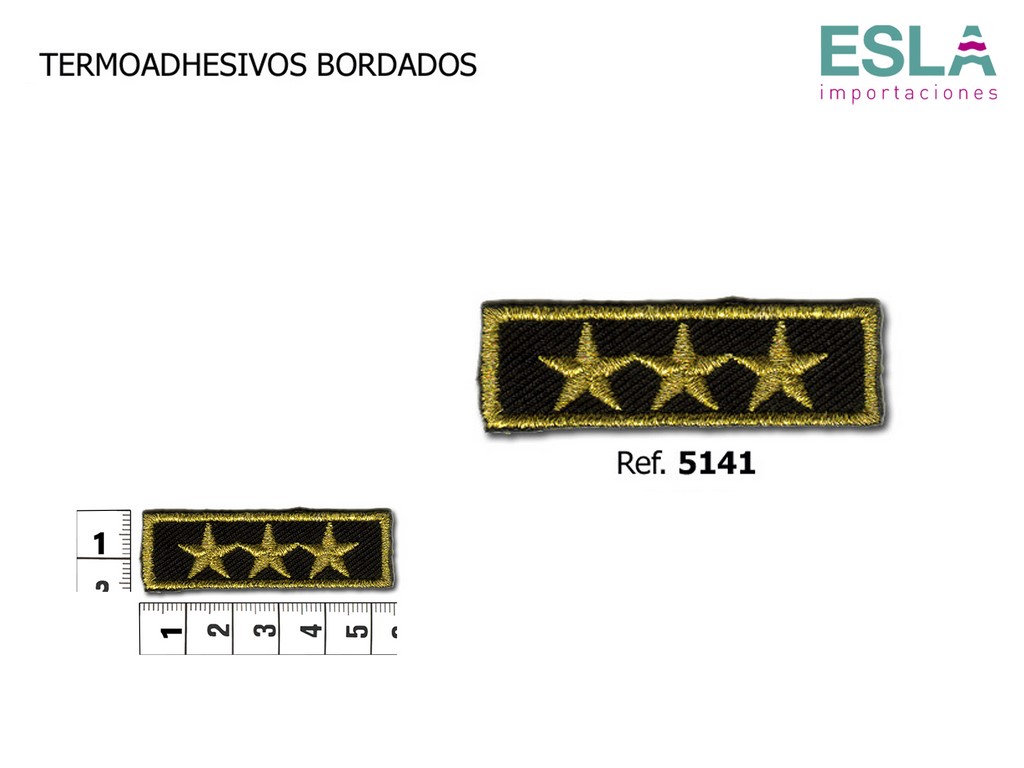 TERMOADHESIVO BORDADO ESTRELLAS 5141