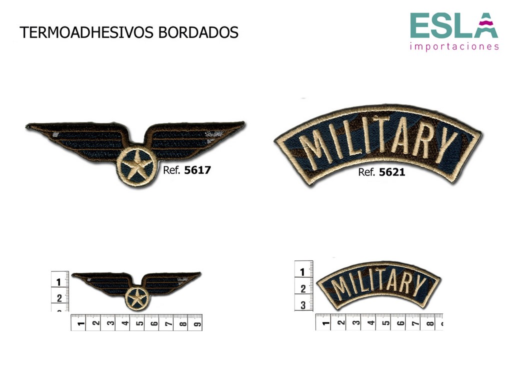 TERMOADHESIVO BORDADO INSIGNIA 5617 Y 5621