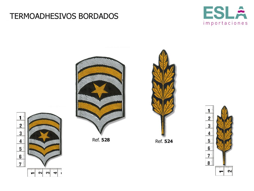 TERMOADHESIVO BORDADO INSIGNIA 524 Y 528