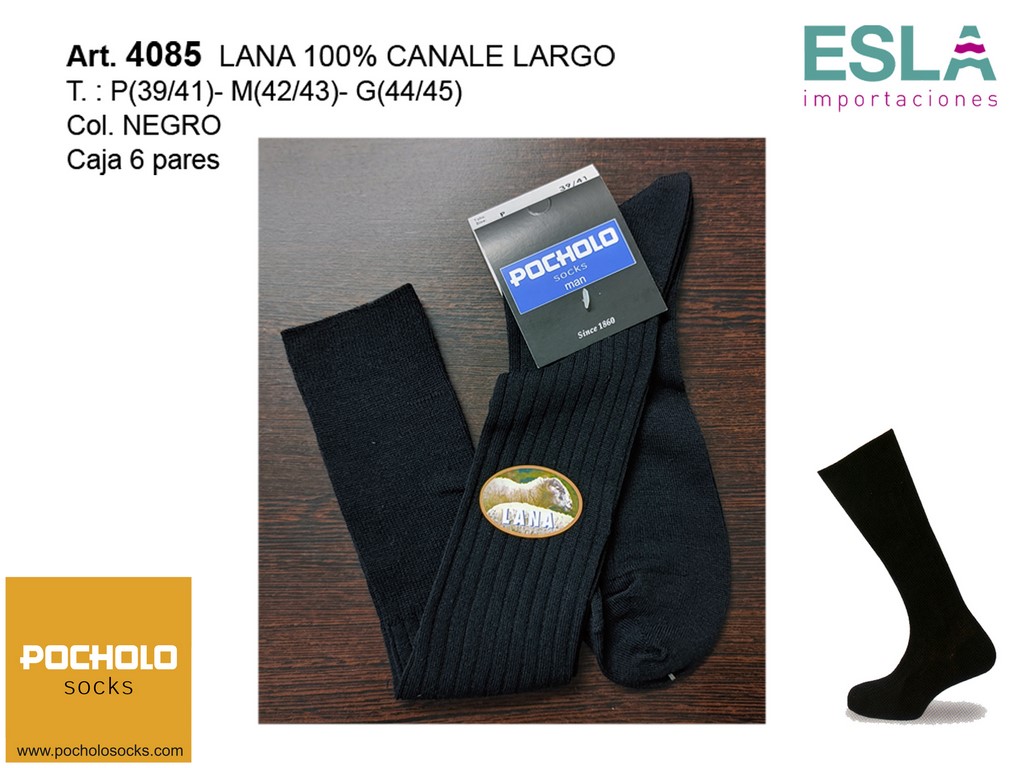 Calcetines de lana de canalé - Tentesolo