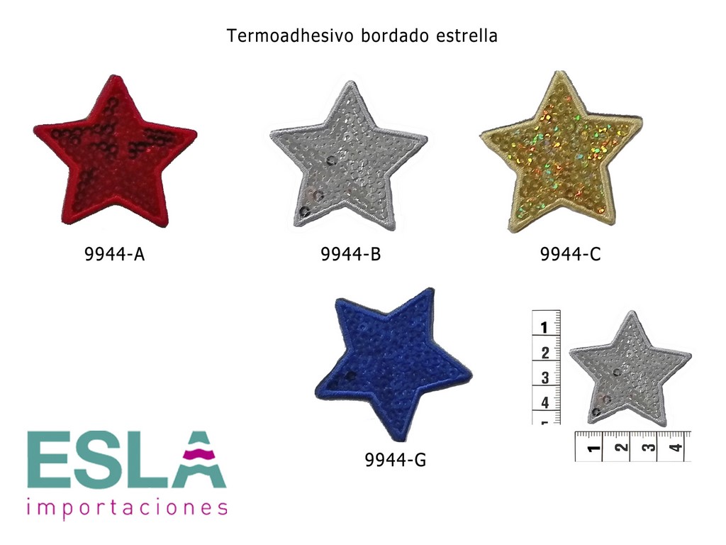 TERMOADHESIVO BORDADO ESTRELLA 9944