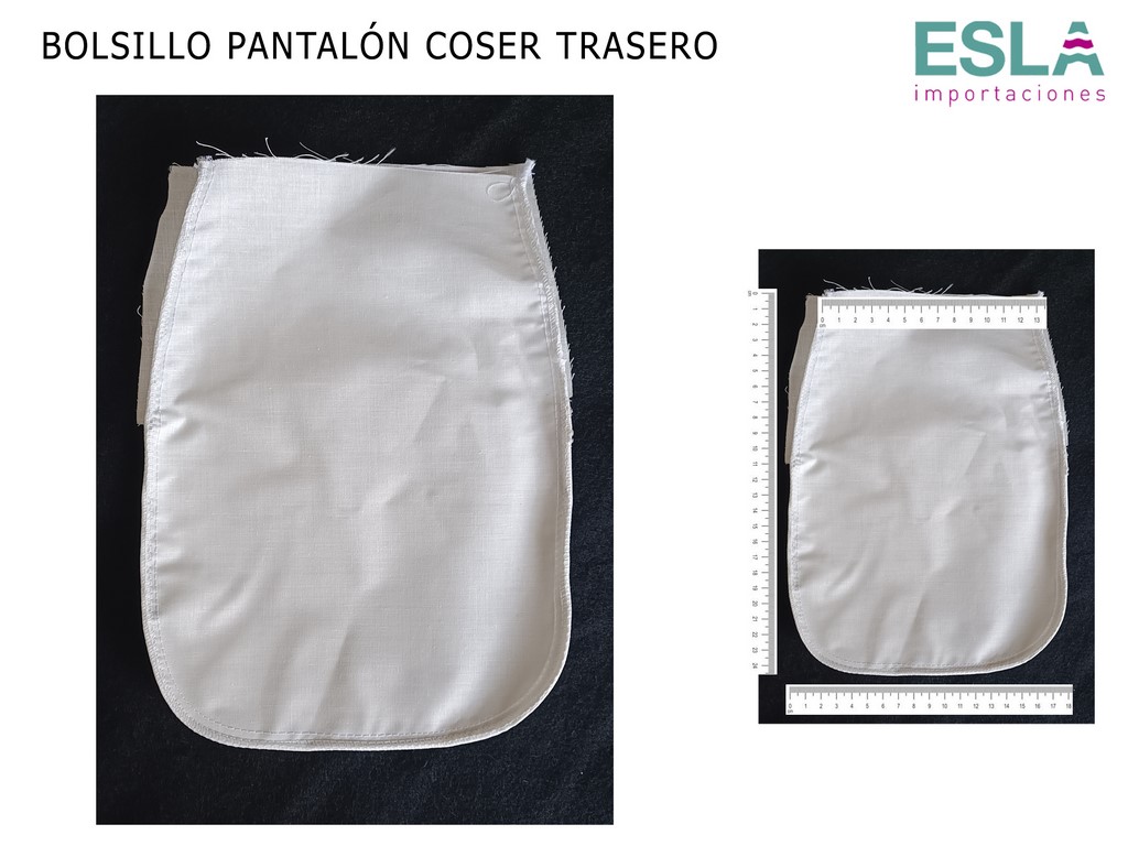 BOLSILLO BOLSO PANTALON COSER TRASERO