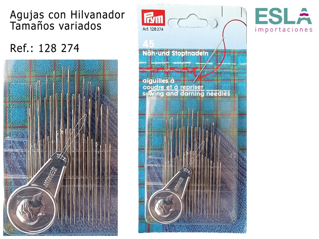 AGUJAS COSER Y ZURCIR CON HILVANADOR 128274