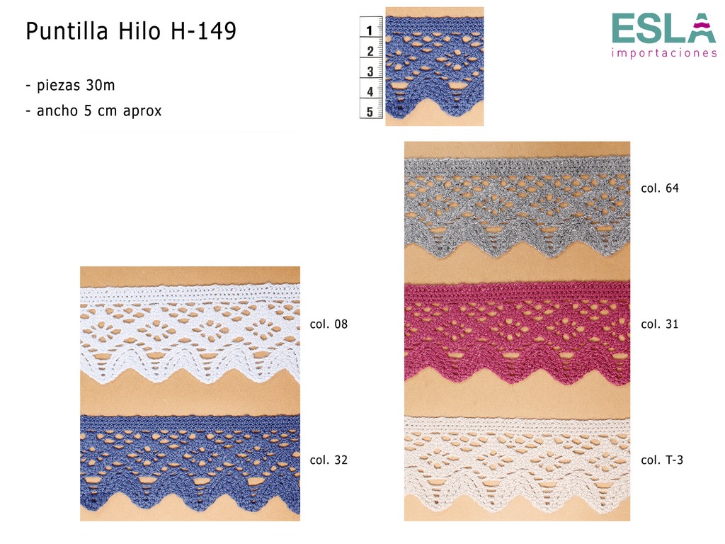 PUNTILLA HILO ACRILICA H149