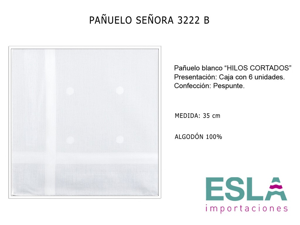 PANUELO SENORA 3222B