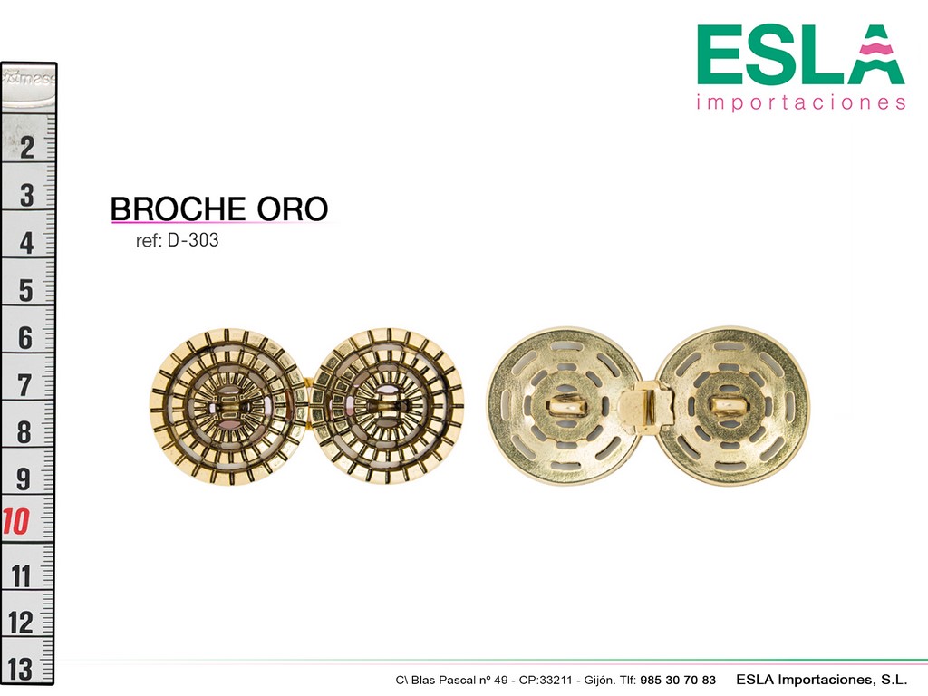 BROCHE METAL D303