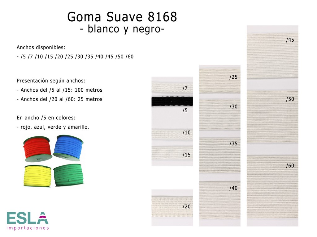 GOMA SUAVE 8168 BNC