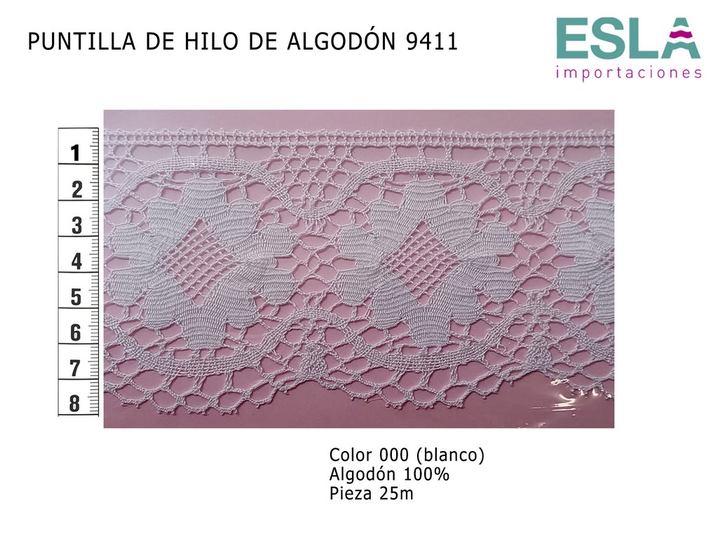 PUNTILLA HILO ALGODON 9411