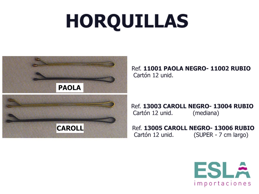 HORQUILLAS CAROLL Y PAOLA