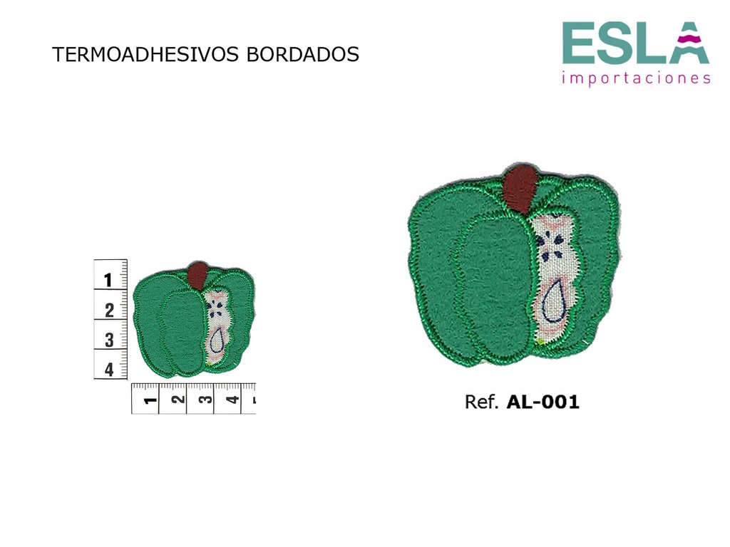 TERMOADHESIVO BORDADO PIMIENTO AL-001