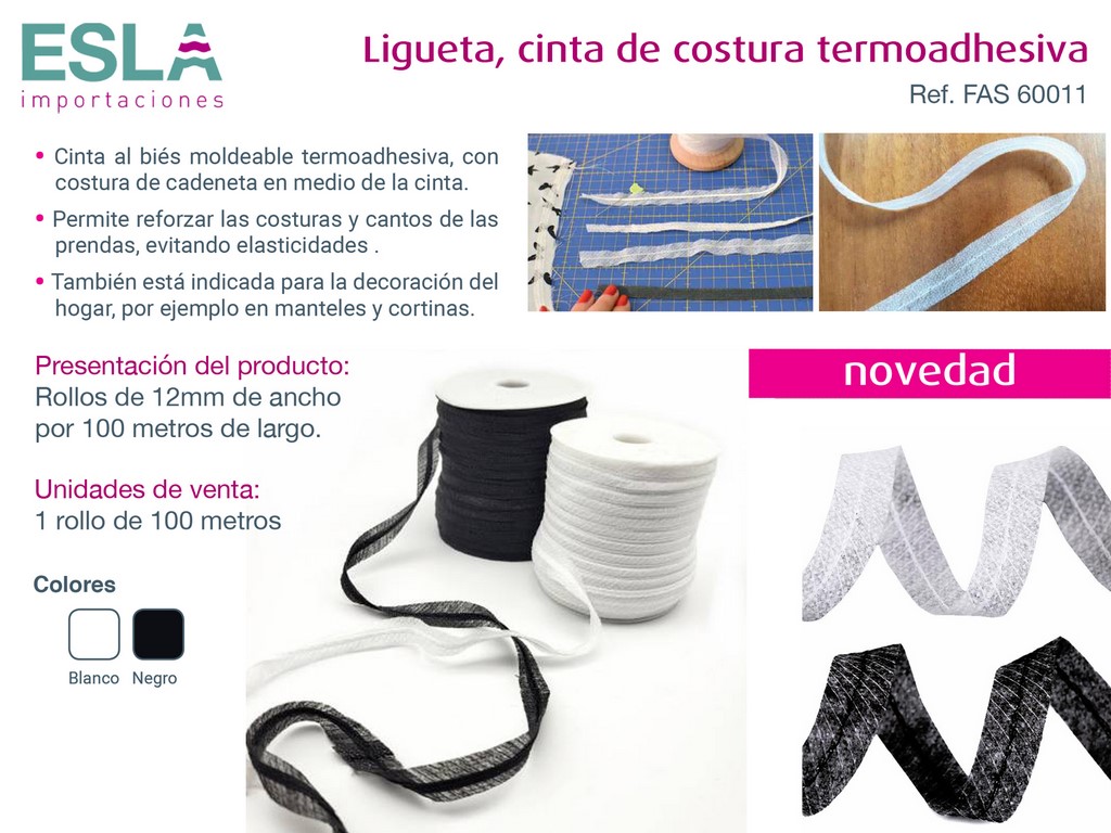 Comprar Cinta Marca Ropa Termoadhesiva Por Metro - Mercería