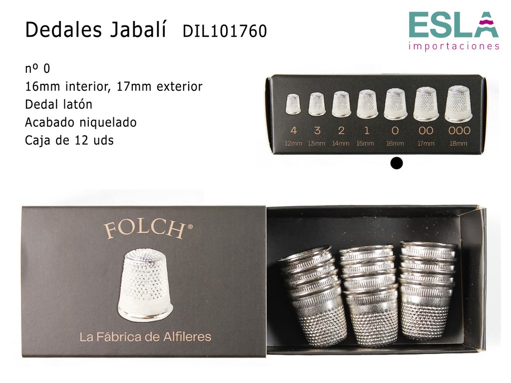 DEDALES JABALI 16mm DIL101760