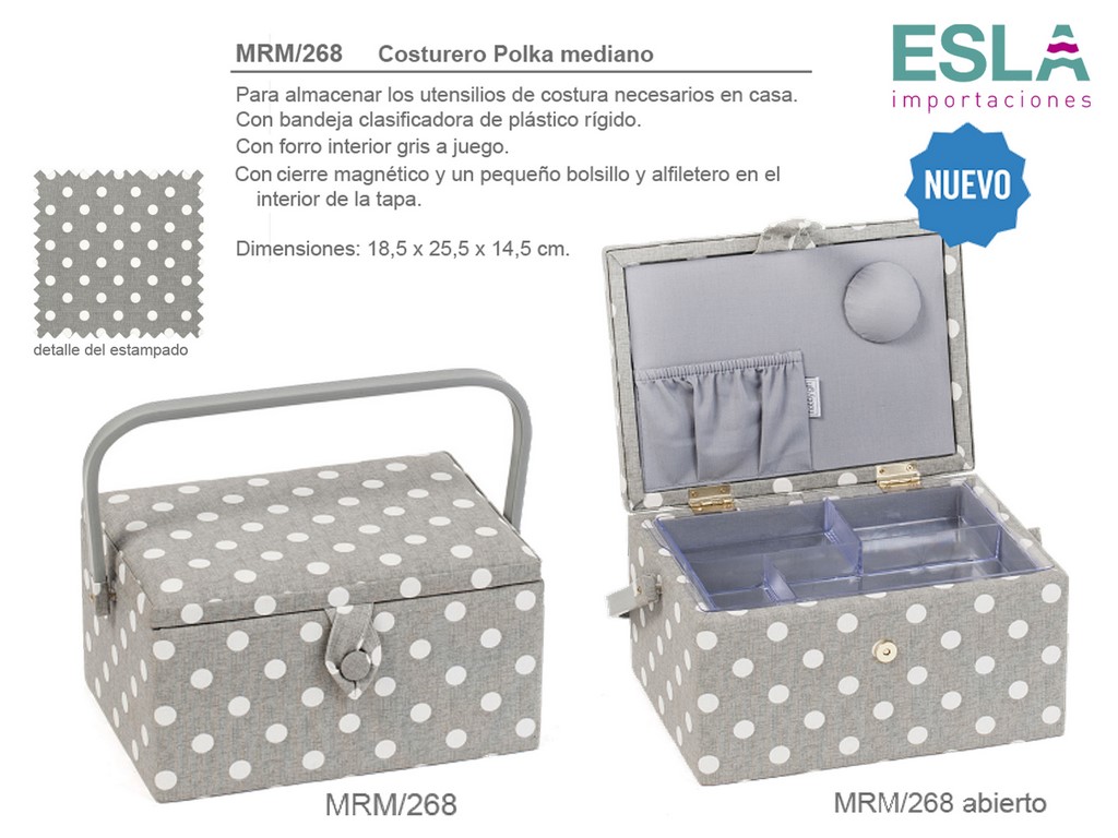 Costurero Polka mediano MRM268 - Mercería Sarabia