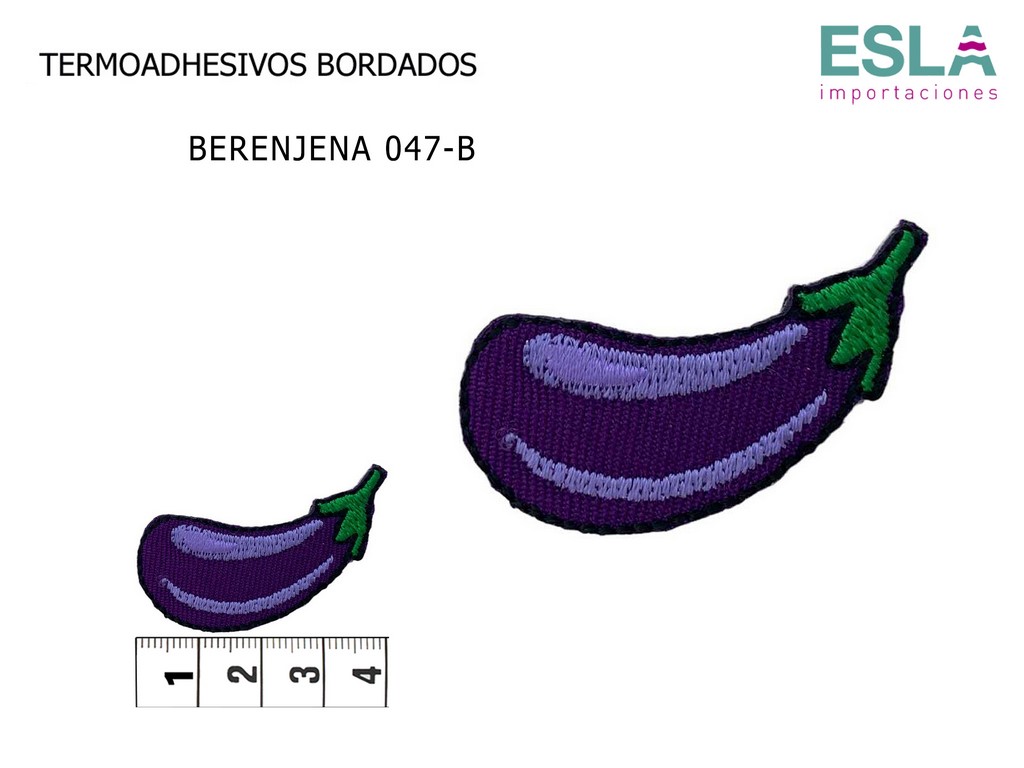 TERMOADHESIVO BORDADO BERENJENA 047-B