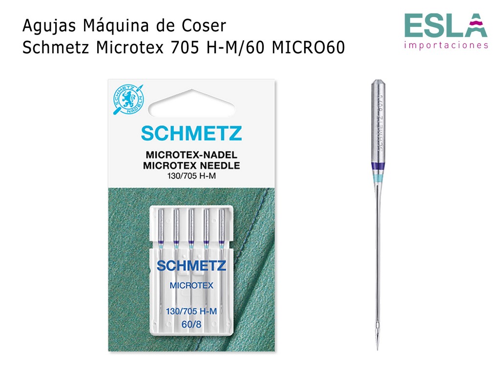 AGUJA MAQUINA MICROTEX MICRO 60 SCHMETZ