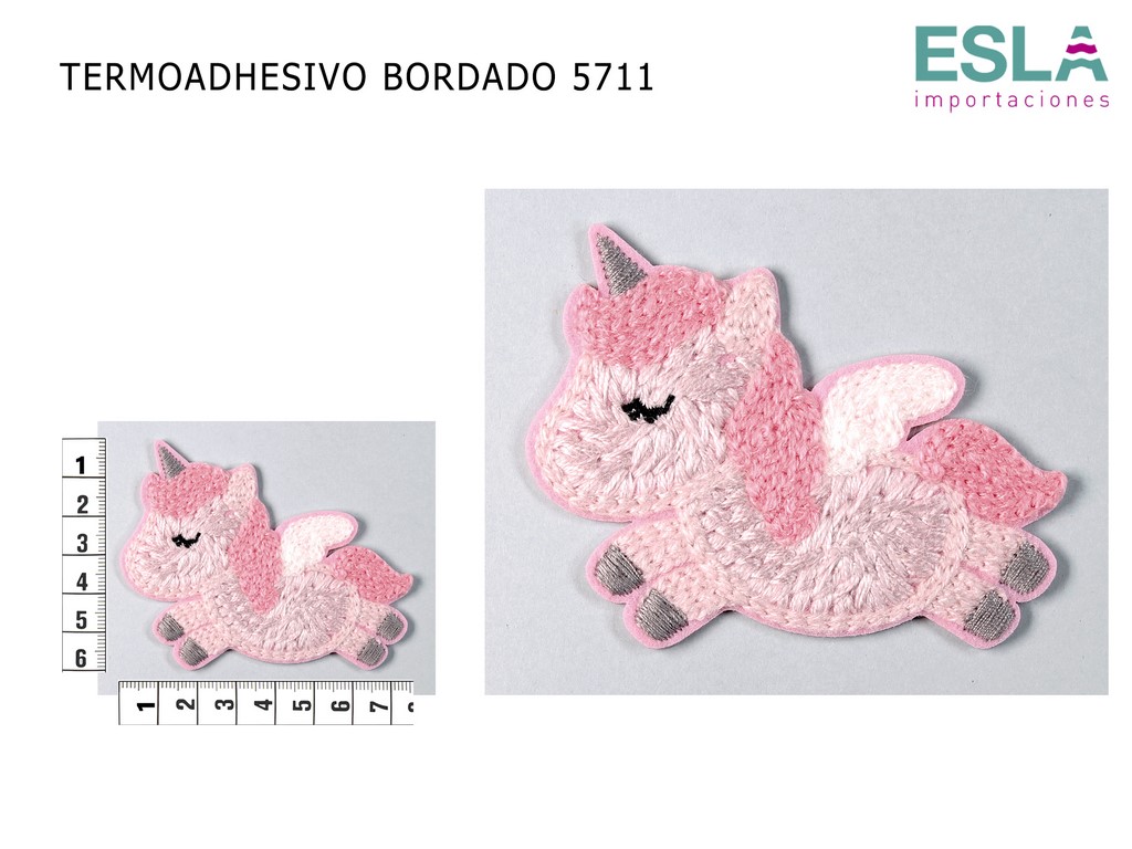 TERMOADHESIVO BORDADO UNICORNIO 5711