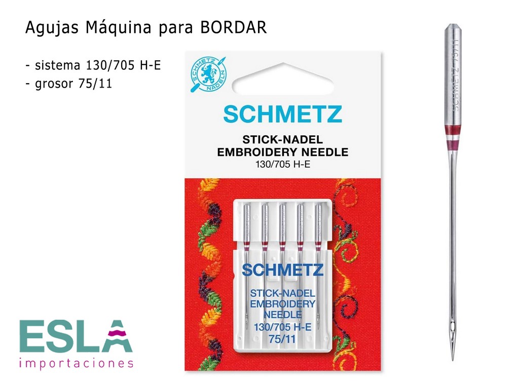 AGUJA MAQUINA BORDAR 75/11 SCHMETZ