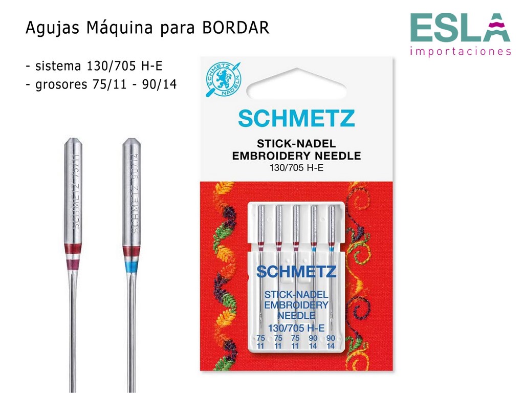 AGUJA MAQUINA BORDAR 75-90 SCHMETZ