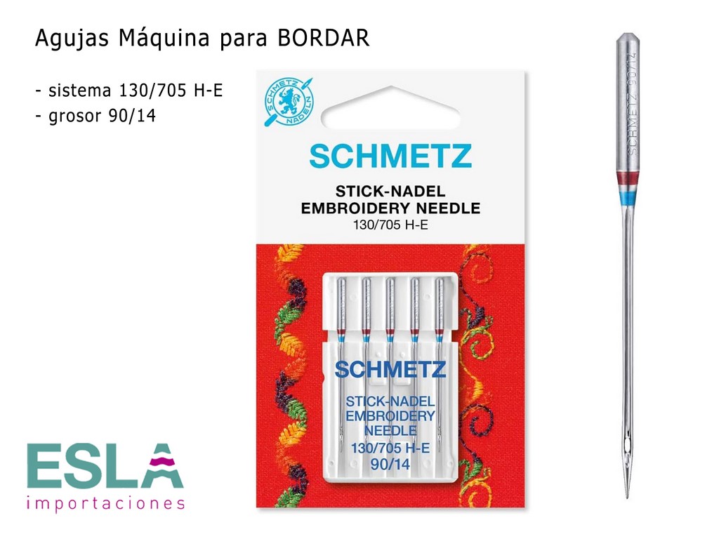 AGUJA MAQUINA BORDAR 90/14 SCHMETZ