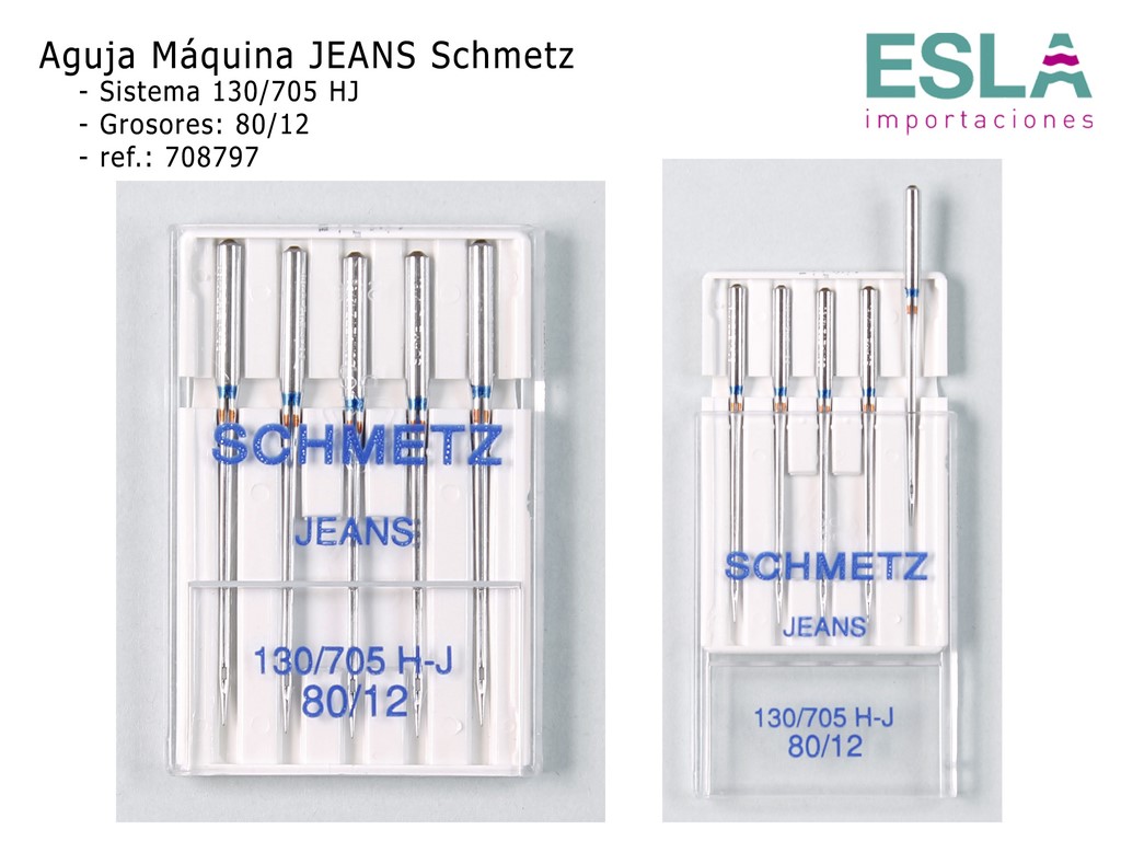 AGUJA MAQUINA JEANS 708797 SCHMETZ