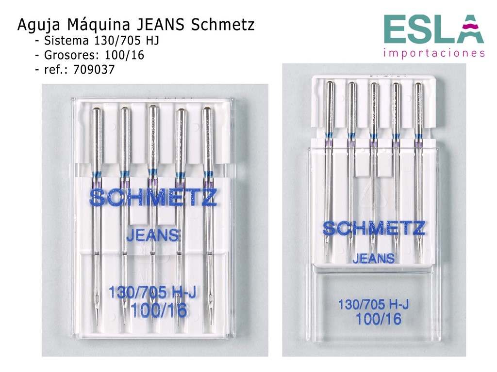 AGUJA MAQUINA JEANS 709037 SCHMETZ