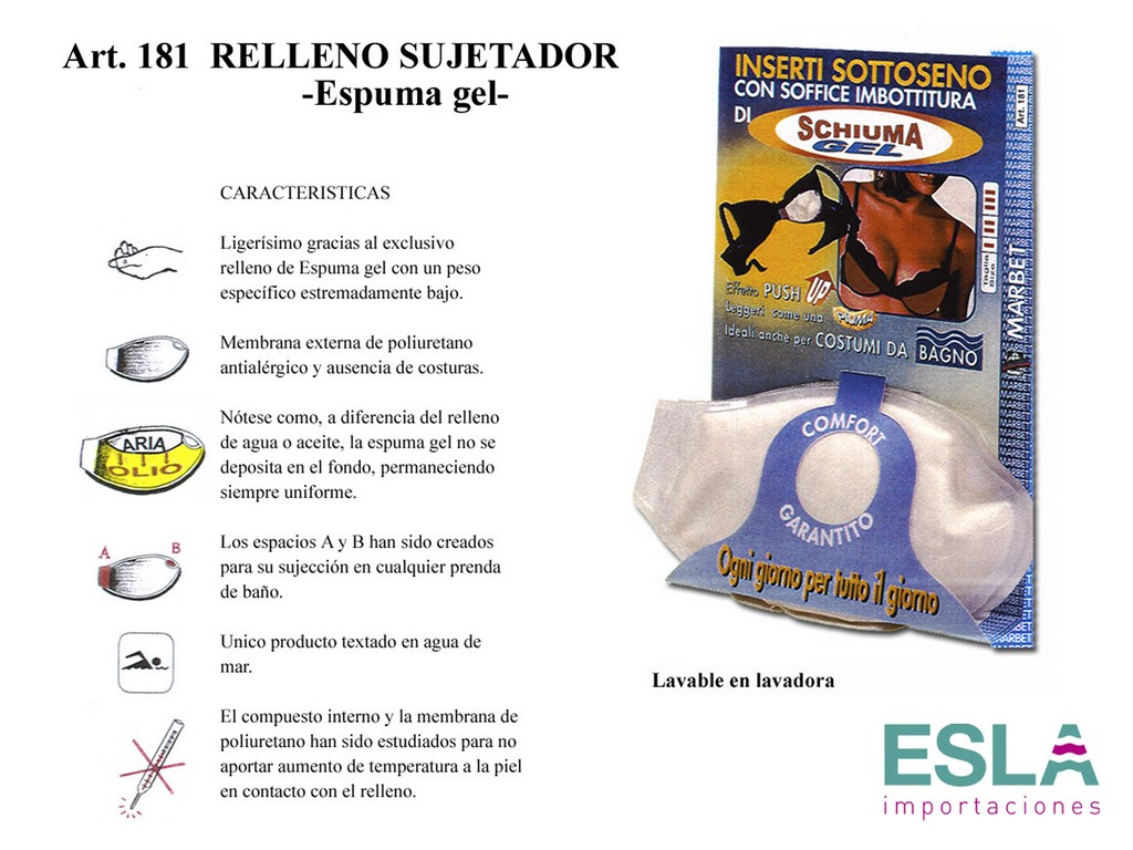 RELLENO SUJETADOR 181