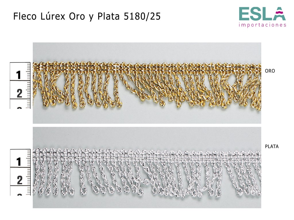 FLECO LUREX ORO Y PLATA 5180